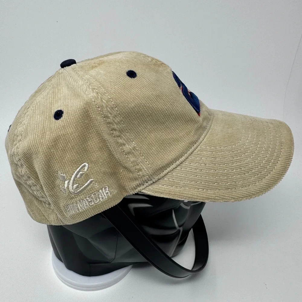 Chase Authentics Rusty Wallace Miller Lite Racing Corduroy Hat Mens A-Flex Tan 2